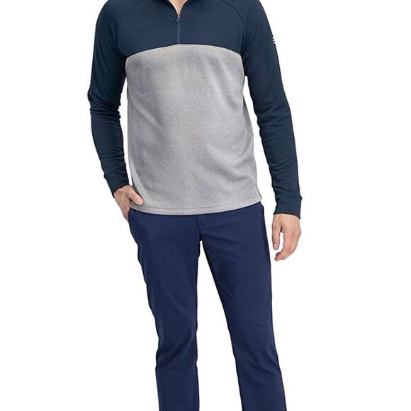 NIKE Therma-fit half-zip Navy gray golf top size small - Picture 2 of 10